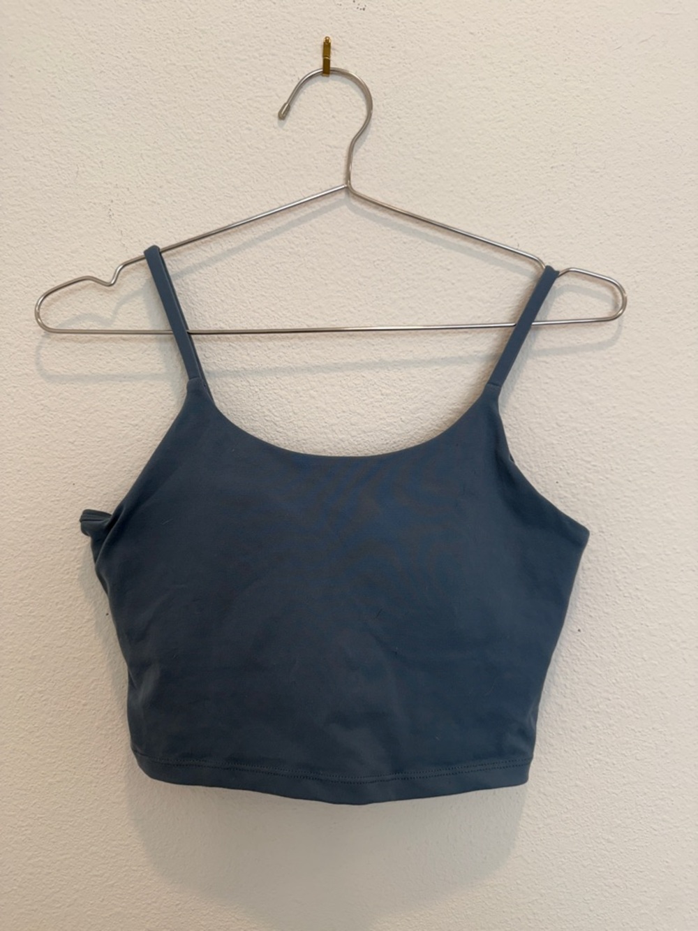 Women Padded Sports Bra Fitness Workout Running Shirts Yoga Tank Top Blue - Picture 2 of 3